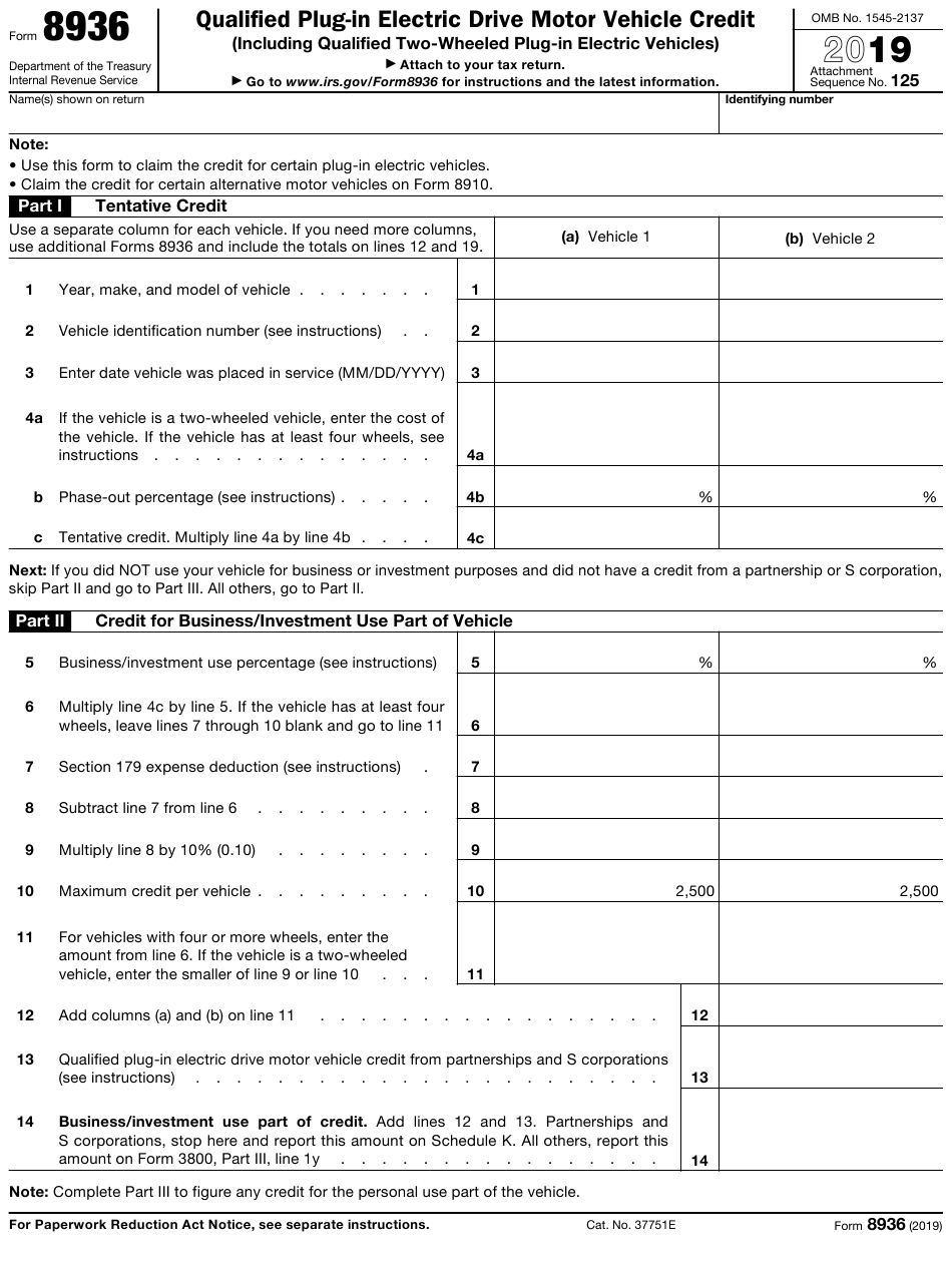 Tax Rebate For Plug In Cars