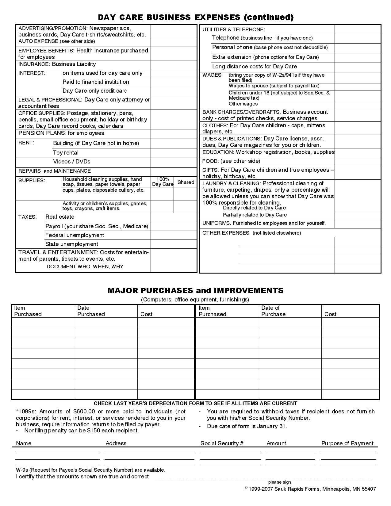 Claim Child Care Rebate Tax Return