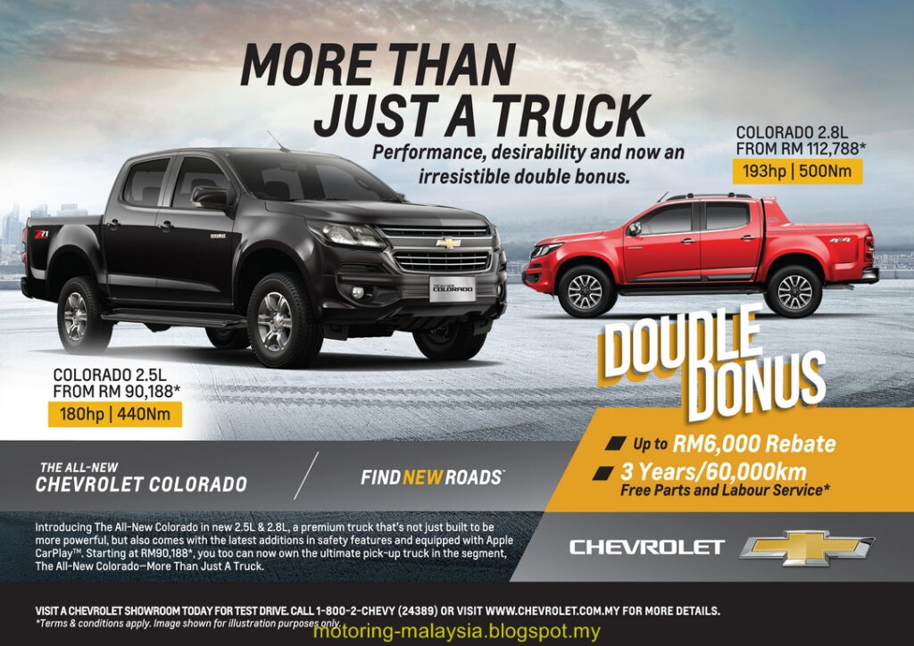 Motoring Malaysia Offer Alert Chevrolet Malaysia s Double Bonus Deals 