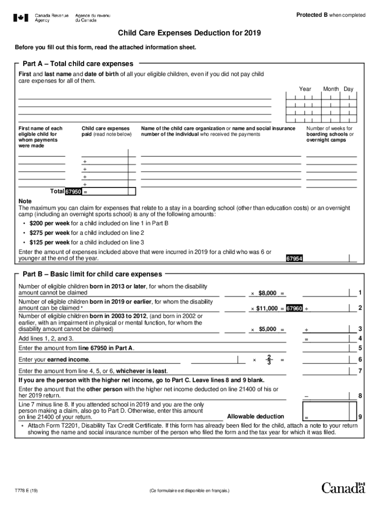 Claiming Child Care Rebate Tax Return