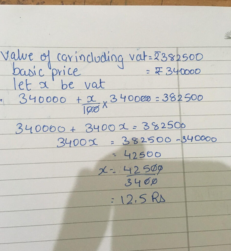 The Sales Tax On A New Car Is Proportional To The Price Of The Car 